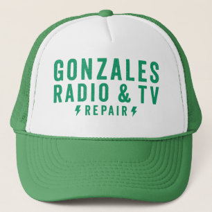 Sombrero de camión de reparación de radio y TV Gon