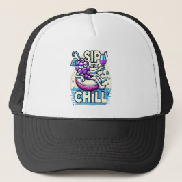 Sombrero De Camión De Sip Y Chill