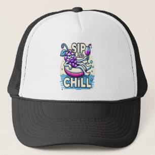 Sombrero De Camión De Sip Y Chill