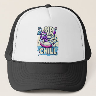 Sombrero De Camión De Sip Y Chill