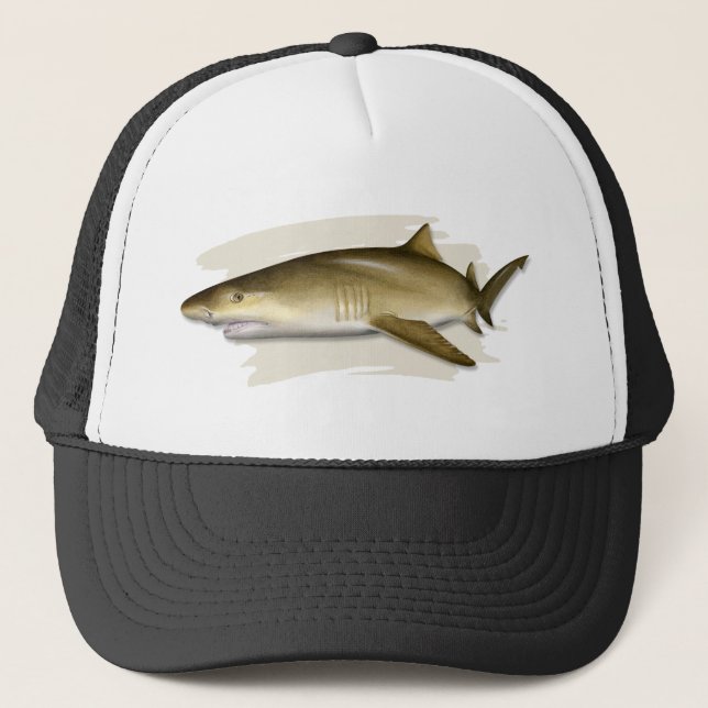Sombrero de camión de tiburón limón (Anverso)