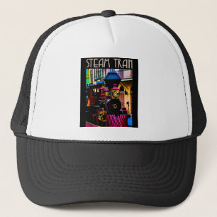 Sombrero de camión de trenes de vapor