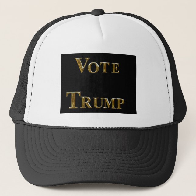 Sombrero de camión de TRUMP de VOTO (Anverso)