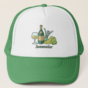 Sombrero de Camión de Vino Blanco