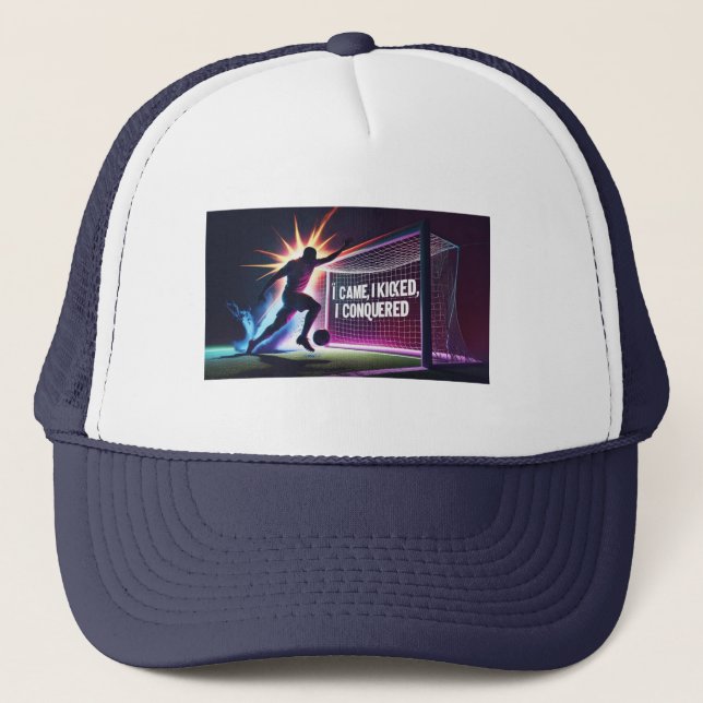 Sombrero de camión - divertido de fútbol (Anverso)