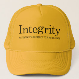 Sombrero de Camión Dorado INTEGRITY