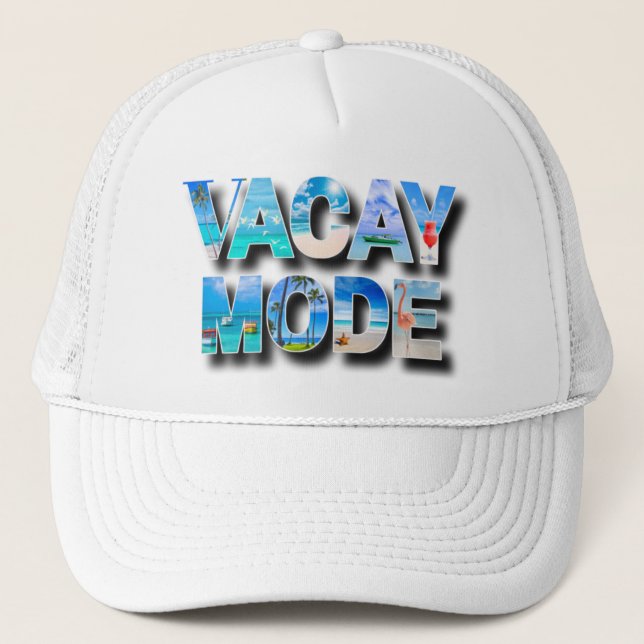Sombrero de camión en modo de vacaciones (Anverso)
