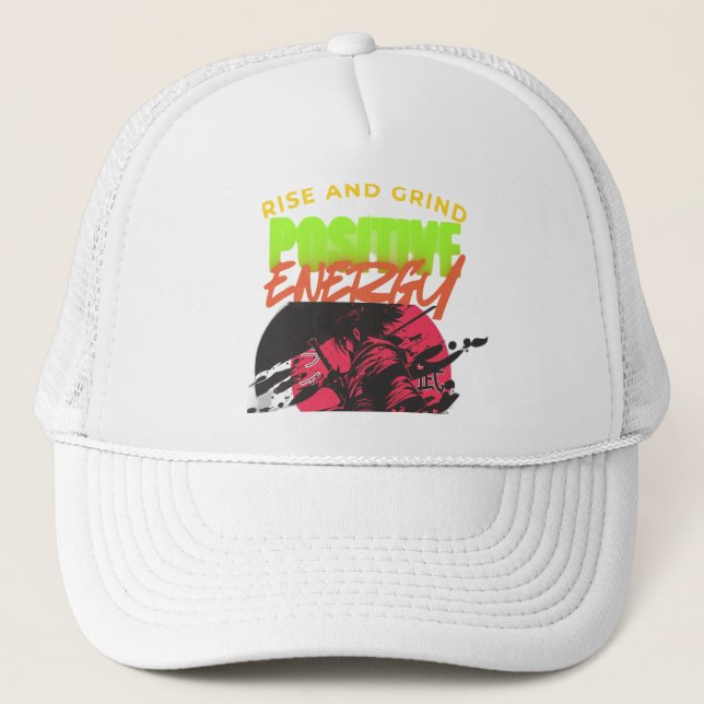 Sombrero de camión gráfico motivacional (Anverso)
