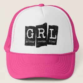 Sombrero de camión GRL rosa