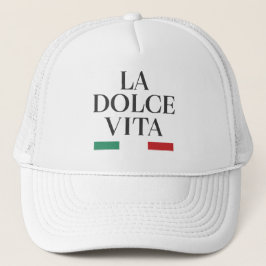 Sombrero de camión italiano La Dolce Vita