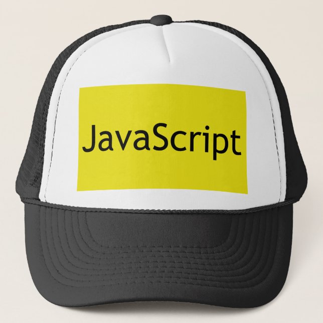 Sombrero de camión JavaScript (Anverso)