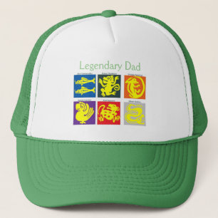 Sombrero de camión legendario en verde