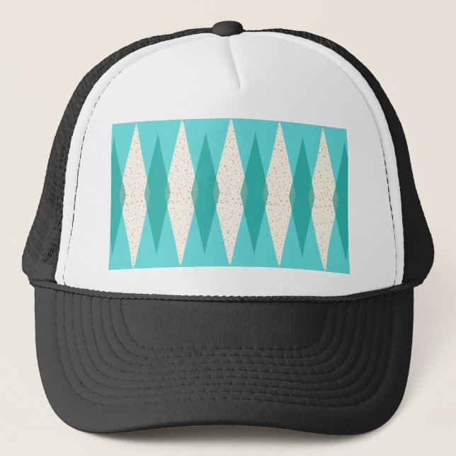 Sombrero de camión moderno de Argyle de Mid Centur (Anverso)
