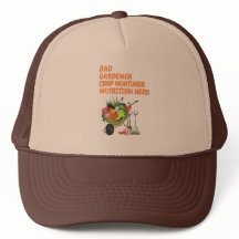 Sombrero de camión para jardinero de papá