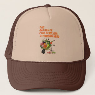 Sombrero de camión para jardinero de papá
