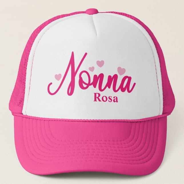 Sombrero de camión personalizado Nonna (Anverso)