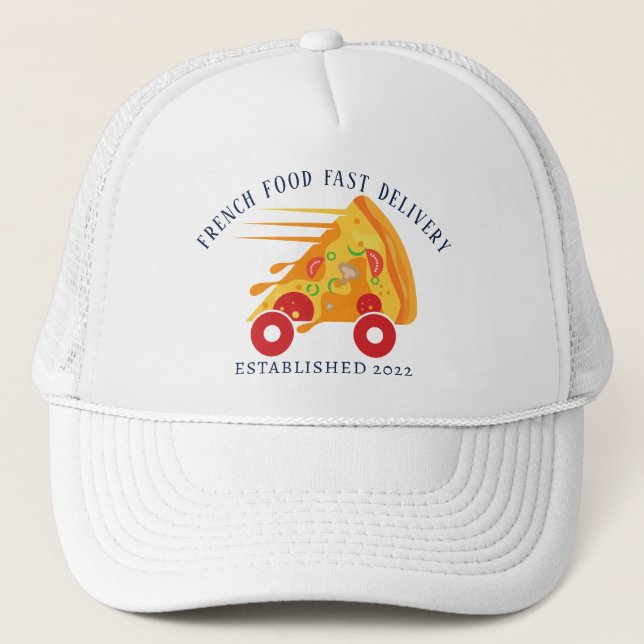 Sombrero de camión Pizza Lover personalizado (Anverso)