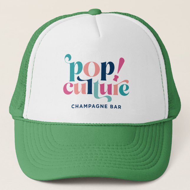 Sombrero de camión pop multicolor (Anverso)