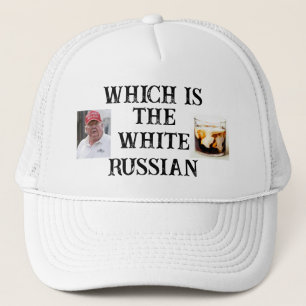 Sombrero de camión ruso Trump/White
