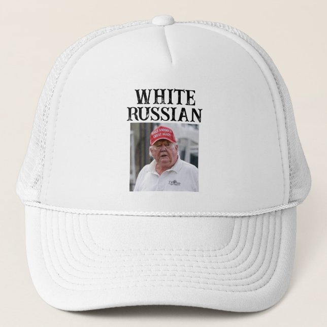 Sombrero de camión ruso Trump/White (Anverso)