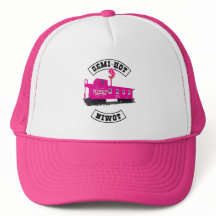 Sombrero de camión Semi Hot Niwot - Rosa