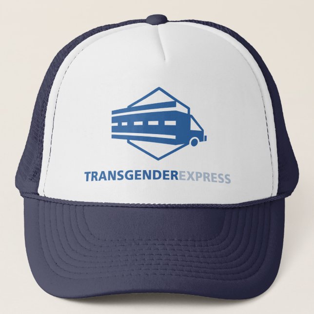 Sombrero de camión Transgender Express (Anverso)