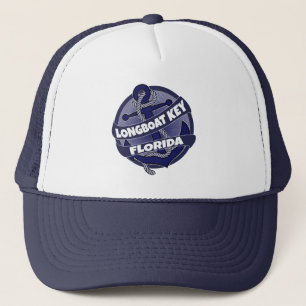 Sombrero de camionera de anclaje Longboat Key Flor