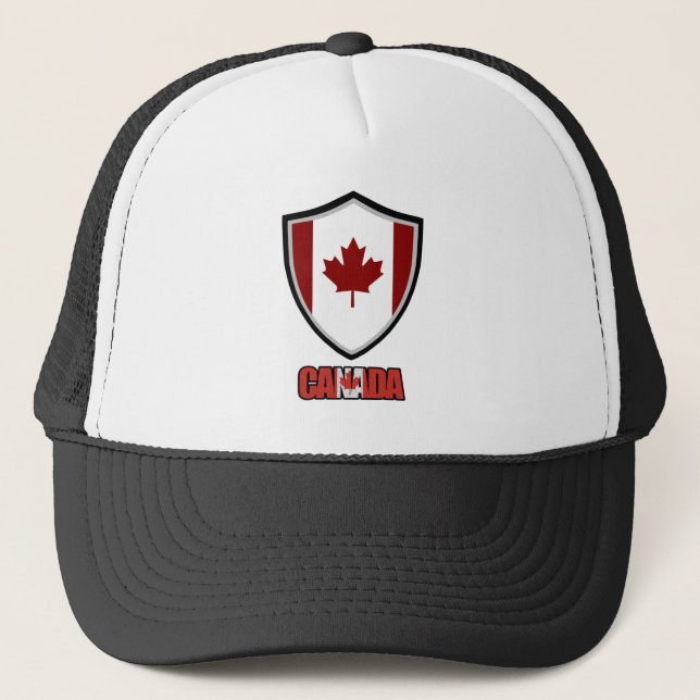 Sombrero de camionera de bandera canadiense (Anverso)