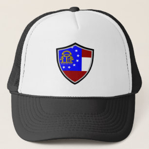 sombrero de camionera de bandera de Georgia