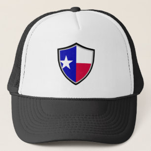 Sombrero de camionera de bandera de Texas