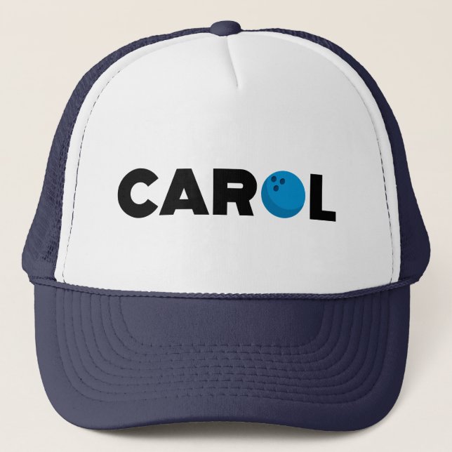 Sombrero de camionera de boliche de Carol (Anverso)