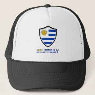 Sombrero de camionera de la bandera de Uruguay