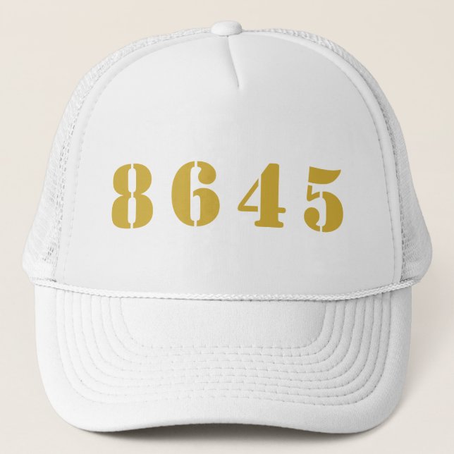 Sombrero de camionero 8645 #Biden #2020election (Anverso)
