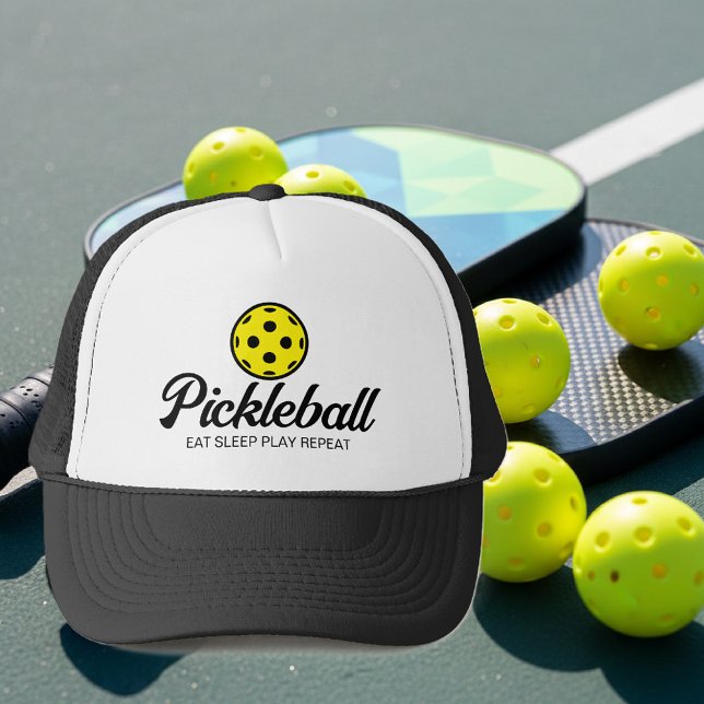 Sombrero de camionero amante de las pelotas para l (pickleball hat)