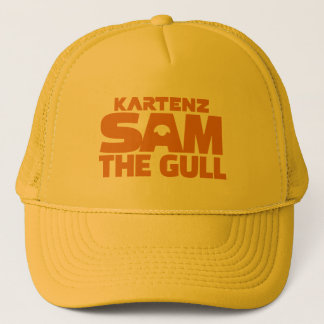 Sombrero de camionero amarillo Sam the Gull de Wig
