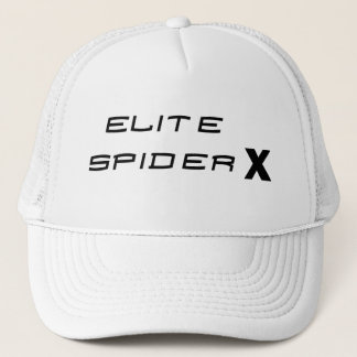 Sombrero de camionero blanco Elite Spider X