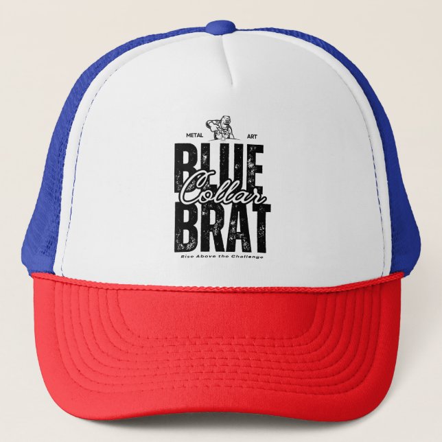 Sombrero de camionero Brat de Blue Collar (Anverso)