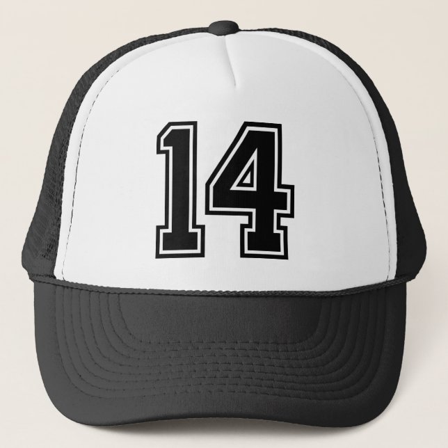 Sombrero de camionero clásico de cumpleaños 14 (Anverso)