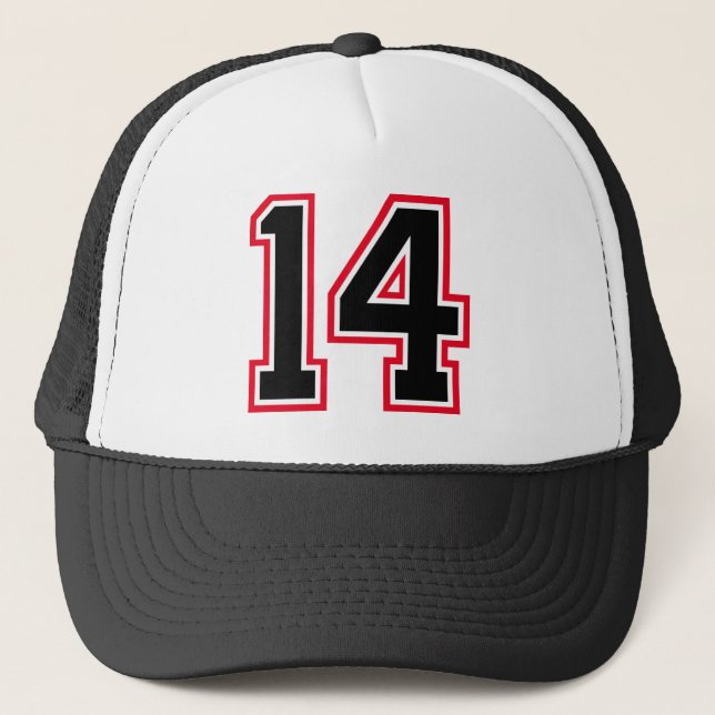 Sombrero de camionero clásico de cumpleaños 14 (Anverso)