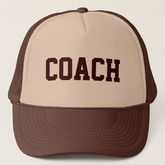 Sombrero de Camionero COACH {Tan & Brown} (Anverso)