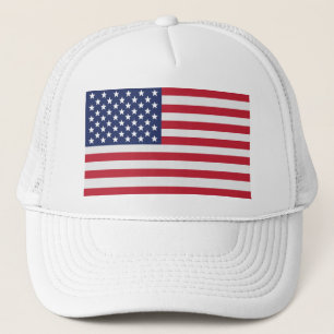 Sombrero de camionero con bandera de Estados Unido