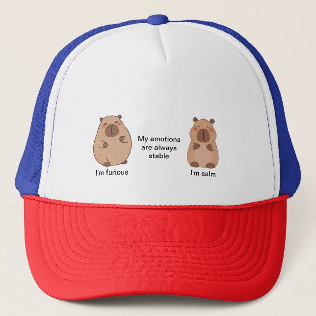 Sombrero de camionero con personalizado de oso lin (Anverso)
