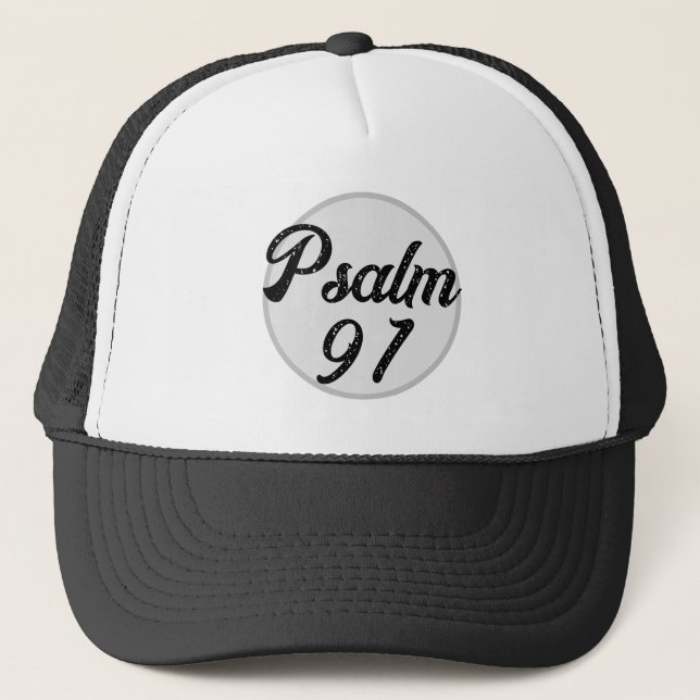 Sombrero de camionero cristiano Psalm 91 (Anverso)