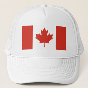Sombrero de camionero de bandera canadiense patrió
