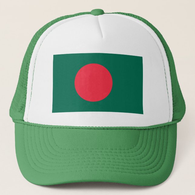 Sombrero de camionero de bandera de Bangladesh (Anverso)