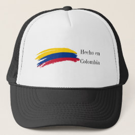 Sombrero de camionero de bandera Hecho en Colombia