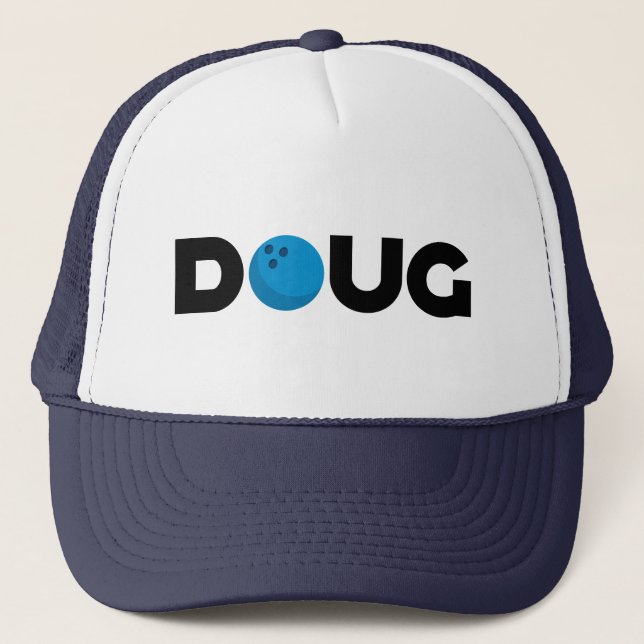 sombrero de camionero de boliche Doug (Anverso)