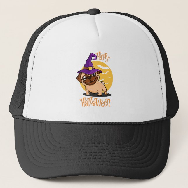 Sombrero de camionero de buceo de Halloween (Anverso)