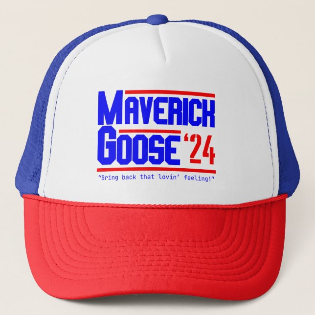 Sombrero de camionero de campaña de Maverick y Goo (Anverso)