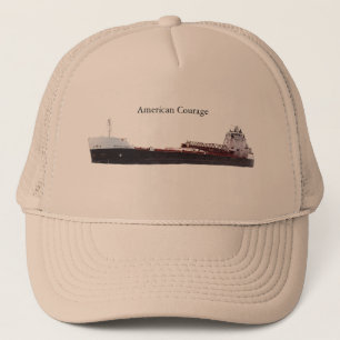 Sombrero de camionero de Courage americano